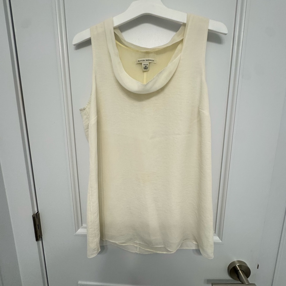 Banana Republic Ivory Tank Top